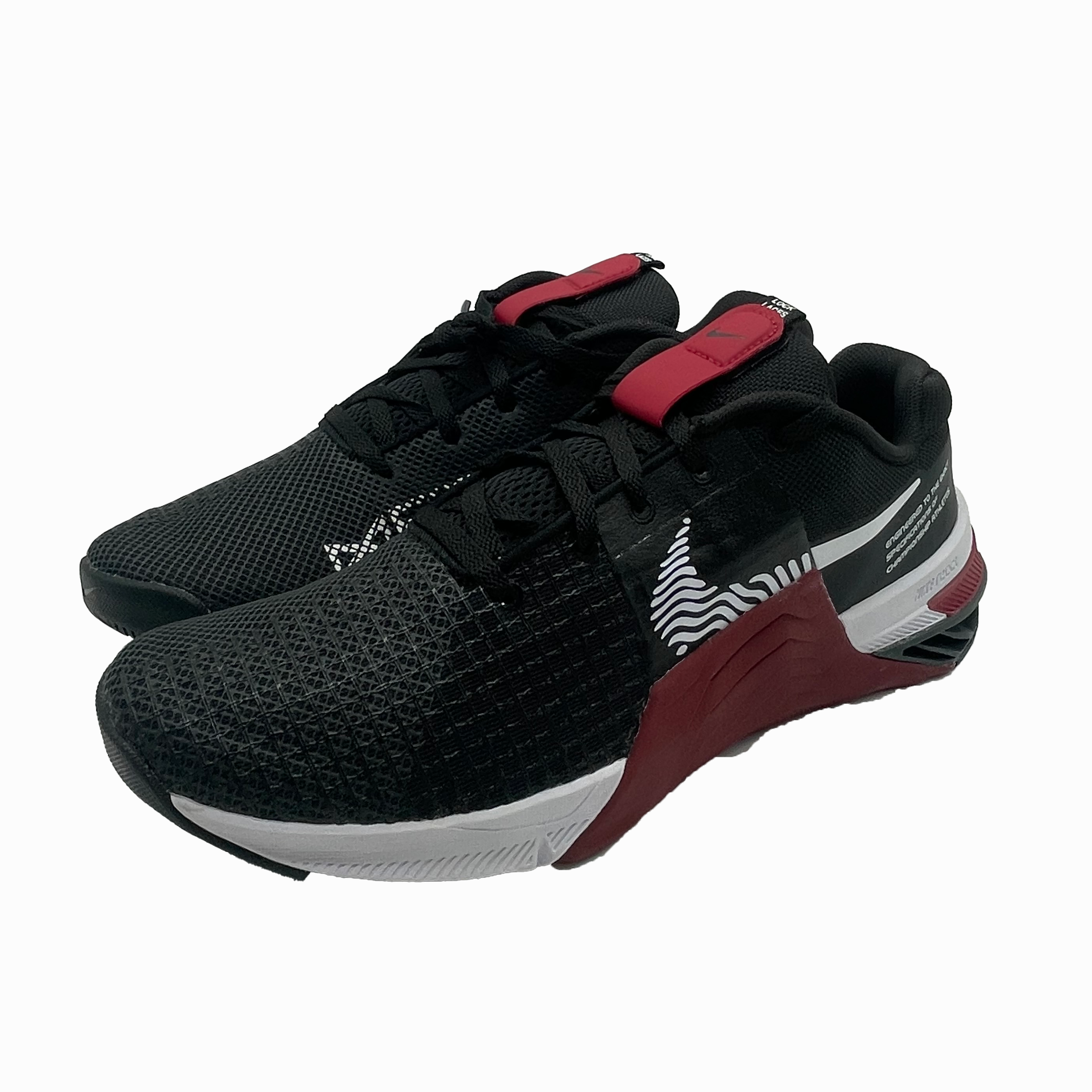 Nike - Chaussures d'entraînement Metcon 8 (Noir/Cramoisi)